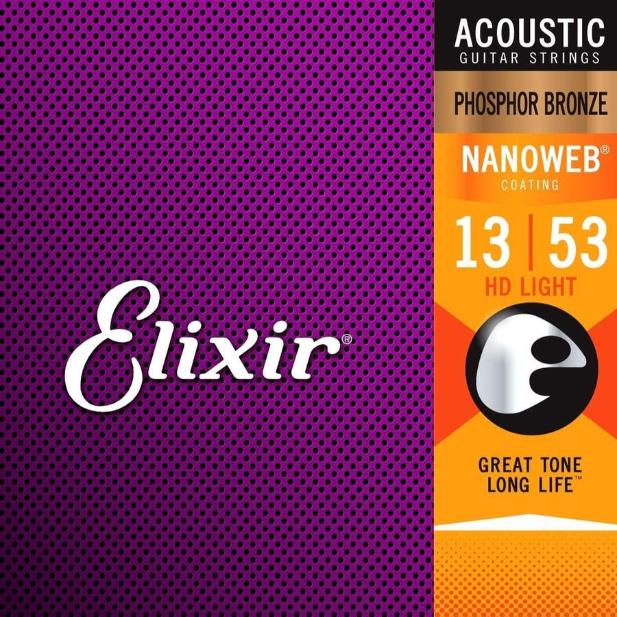 Elixir Acoustic Nanoweb Strings